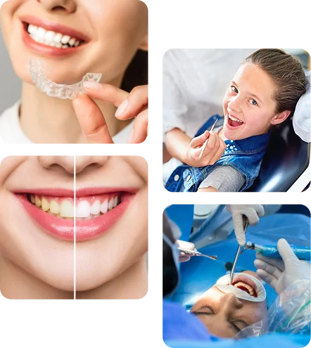Patients smiling and receiving dental care at Mount Royal Dental Centre