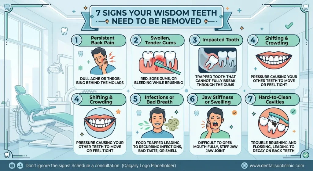 7 signs your wisdom teeth need to be removed